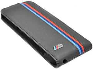 Чехол для iPhone 5 BMW M-Collection Flip Grey (BMFLP5MG)